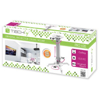 Techly Deckenhalterung für Beamer ausziehbar 38-58cm si