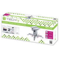 extensible projector ceiling 130mm, silver 2