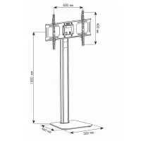 floor aluminum support for lcd/led/plasma tv 32-70 inch 3
