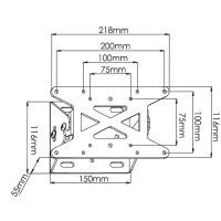 Techly Wandhalterung für LCD TV LED 13" - 31"