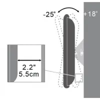 Techly Wandhalterung für LCD TV LED 17" - 37"