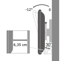 Techly Wandhalterung für LCD TV LED 19" - 37"