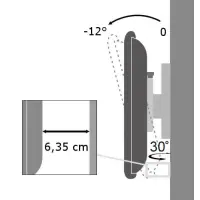 Techly Wandhalterung für LCD TV LED 19" - 37"