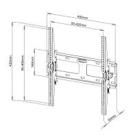 Techly Wandhalterung für LCD TV LED 23" - 55"