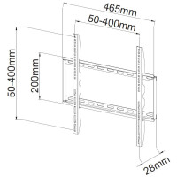 Techly Wandhalterung für LCD TV LED 23" - 55"