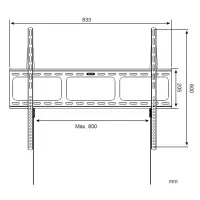 Techly Wandhalterung für LCD TV LED 42" - 80"