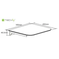 wall shelf for audio video equipment 3