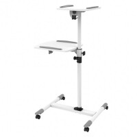 universal trolley for notebook / projector, white 2