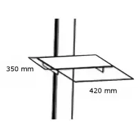 additional shelf for floor tv stand 2