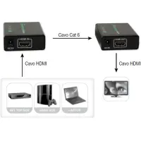 Techly HDMI Extender über Netzwerkkabel Cat.5e/6 bis zu
