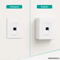 ProfiPatch Aufputzgehäuse Aufputzbecher 80x80 Datendose