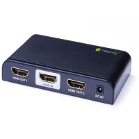 Techly HDMI2.0 Splitter 4K UHD 3D 2 Wege 2