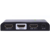 Techly HDMI2.0 Splitter 4K UHD 3D 2 Wege 3