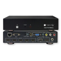 Techly HDMI Splitter 1x4 TV Wand gallery