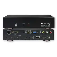 Techly HDMI Splitter 1x4 TV Wand gallery