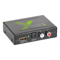Techly HDMI Audio-Extractor auf Toslink und RCA 2