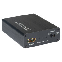 Techly HDMI Audio-Extractor auf LPCM 2CH 4K UHD 3D 2
