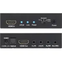 Techly HDMI Audio-Extractor LPCM 7.1 4K UHD 3D 3