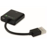 Techly HDMI zu VGA Konverter mit Audio und Micro-USB 2