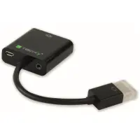 Techly HDMI zu VGA Konverter mit Audio und Micro-USB 2