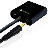Techly HDMI zu VGA Konverter mit Audio und Micro-USB 4