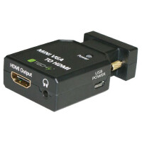 Techly VGA/Audio zu HDMI Mini Konverter gallery