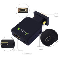 mini converter vga and audio to hdmi 4