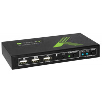 Techly KVM Switch USB HDMI 4K 2 Wege 2