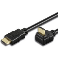 Techly HDMI Kabel High Speed mit Ethernet gewinkelt...