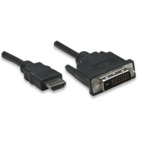 Techly HDMI zu DVI-D Anschlusskabel schwarz 5m 3
