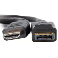 Techly DisplayPort 1.1 auf HDMI Anschlusskabel schwarz 2m 5