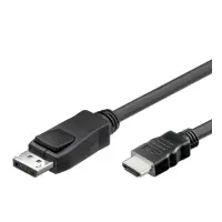 Techly DisplayPort 1.1 auf HDMI Anschlusskabel schwarz 3m 2