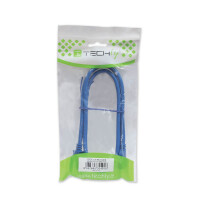 Techly USB 3.0 Kabel Typ A-Stecker - Micro B-Stecker blau 2m