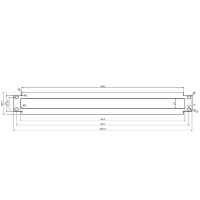 19inch 1u cable routing panel with brush ral7035 2