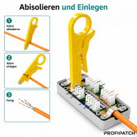 ProfiPatch LSA Anlegewerkzeug Auflegewerkzeug für Netzw