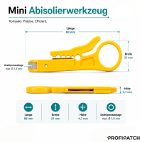 ProfiPatch LSA Anlegewerkzeug Auflegewerkzeug für Netzw