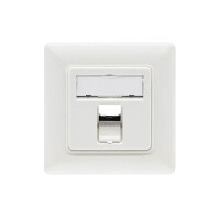 Tragring Trägerrahmen 1x Keystone RJ45 Netzwerkdose int