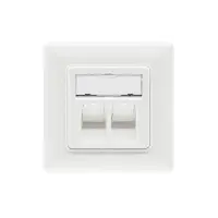 frame set 2-port for keystones din49075  gallery