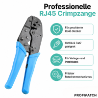 profipatch crimpingtool for shielded rj45 connector 8pin wit