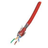 raw cable cat.7 s/ftp lszh 100m ring 5