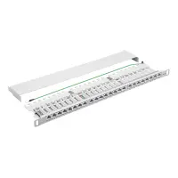 profipatch 19inch patchpanel cat.6a 500mhz shielded 24-port 