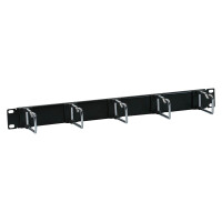 19inch 1u cable routing panel 5x metal bracket single 3