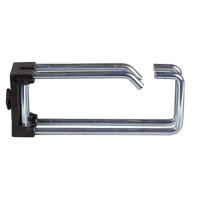 19inch 1u cable routing panel 5x metal double bracket 4