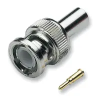 BNC-Crimpstecker RG58 50 Ohm gerade 180& gallery