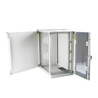 Netzwerkschrank Wandgehäuse 19 Zoll 5HE vertikal | 10 Z