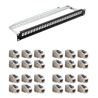 24x RJ45 Keystone Cat.6a 500Mhz 10Gbit w gallery