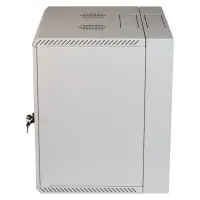 Netzwerkschrank Wandgehäuse 19 Zoll 12HE montiert zweit
