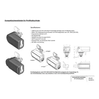 Kompaktschwenkhebel für Profilhalbzylinder zum Nachr&uu