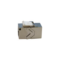 1x Cat.6A Keystone Einbauadapter Verbindungskupplung RJ45 Bu