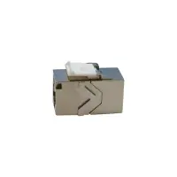 1x Cat.6A Keystone Einbauadapter Verbindungskupplung RJ45 Bu